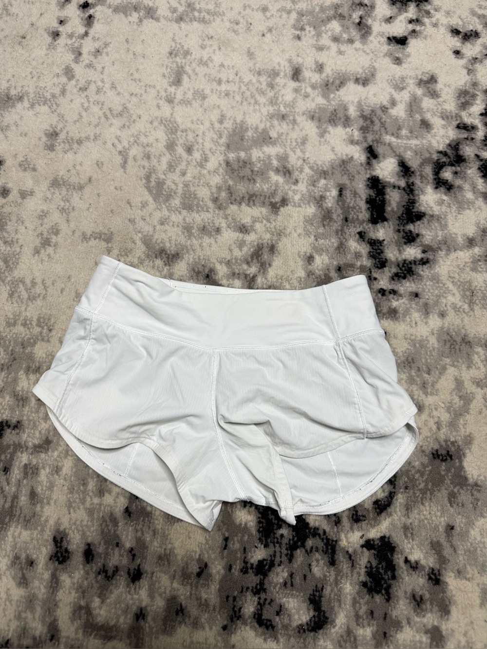 Lululemon Speed Up Low-Rise 3” Women's White Performance Running Shorts